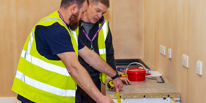 Measuring worktops